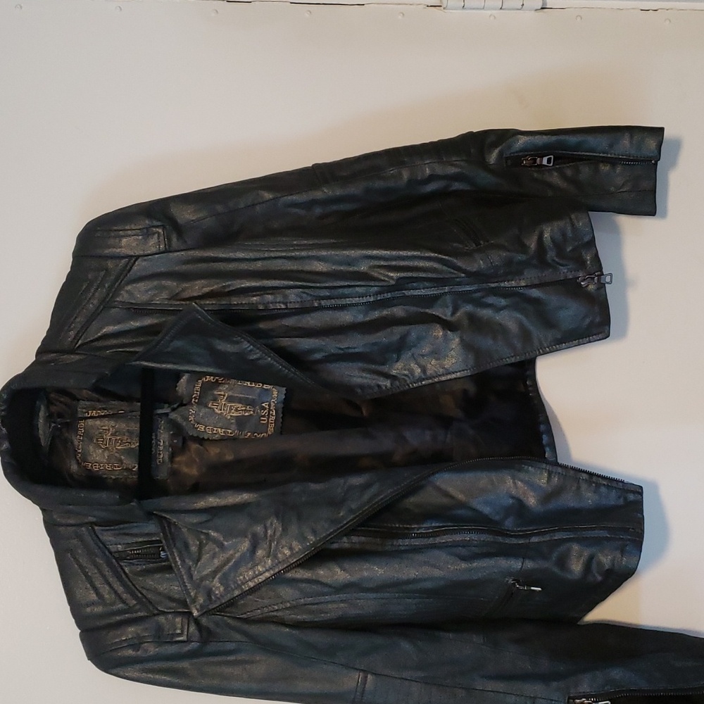 Tribe leather jacket